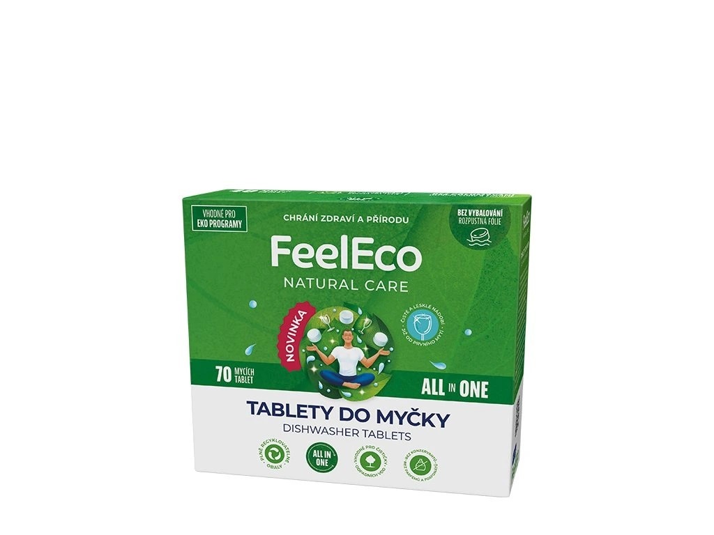 Tablety do myčky 70 ks ALL in ONE 980g Feel Eco