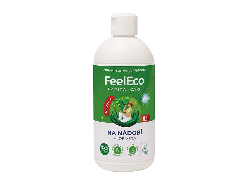 Prostředek na nádobí s vůní Aloe Vera 500 ml Feel Eco