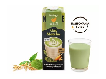 Ovesný nápoj s matcha čajem Barista 1l Mixit