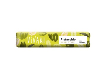 Bio čokoládová tyčinka Dubai style 40g VIVANI