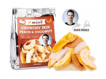 Křupavý mix sušeného ovoce od A.Ondry Broskev + kokosové chipsy 40g Mixit