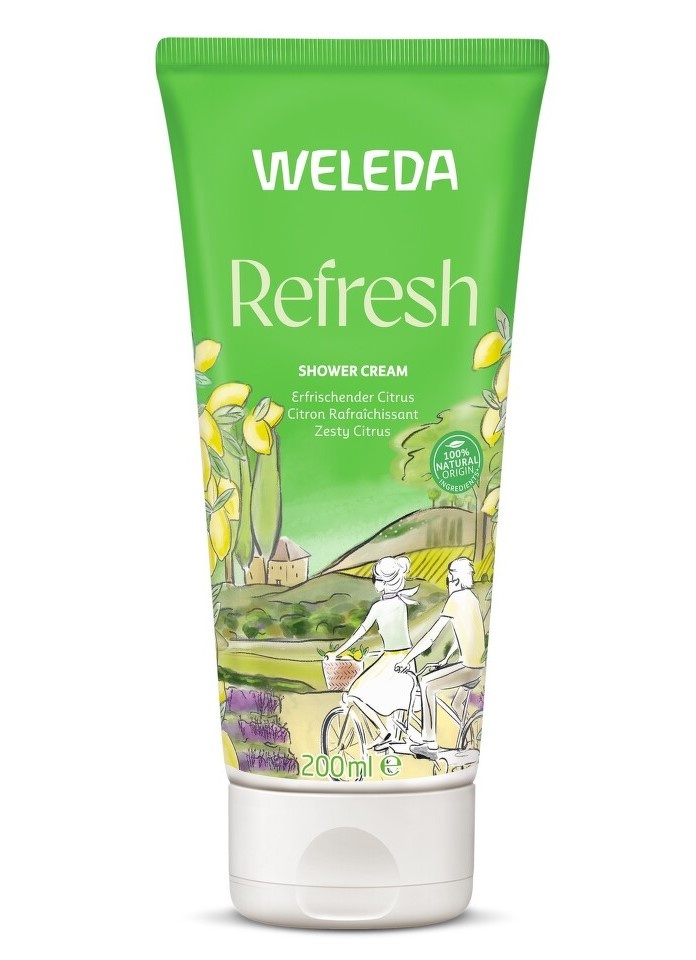 REFRESH Citrusový sprchový krém 200ml WELEDA
