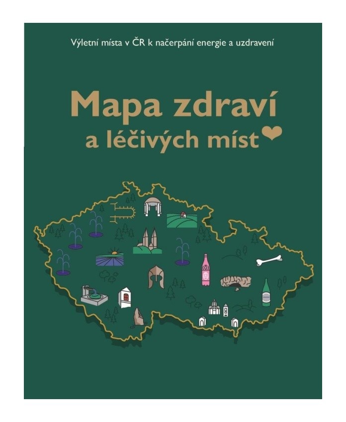 Kniha Mapa zdraví a léčivých míst v ČR 