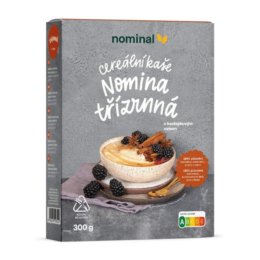 Cereální kaše - třízrnná 300g Nominal