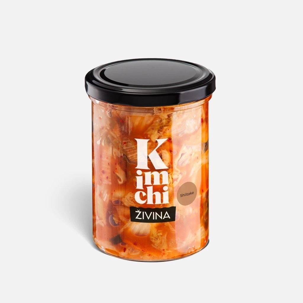 Kimchi shiitake středně pálivé 400g Živina