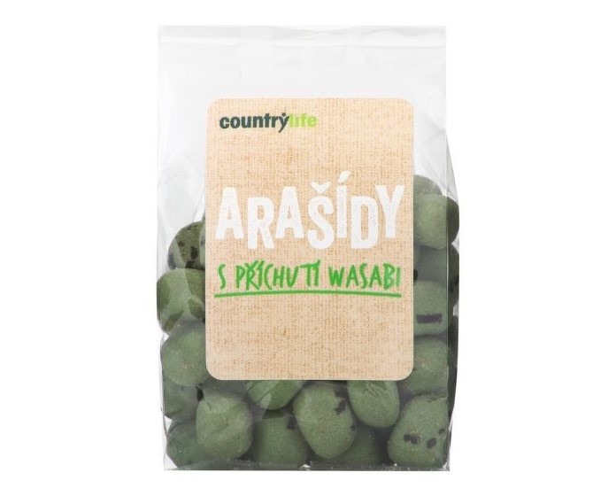 Wasabi arašídy  100g Country Life
