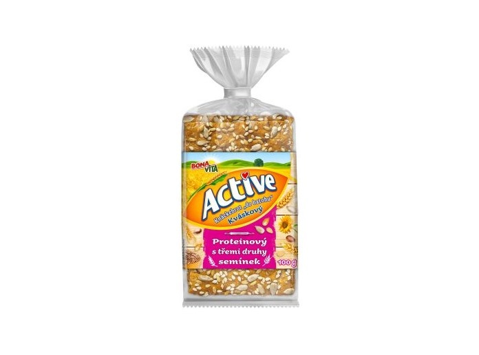 Knäckebrot "do batohu" Proteinový 100g Active BONAvita