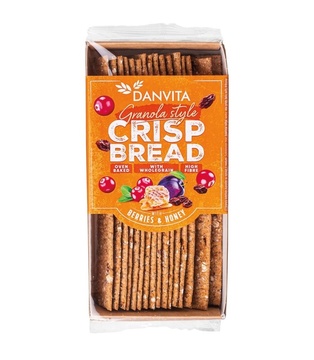 Křupavé plátky s lesnímy plody a medem 130g DANVITA