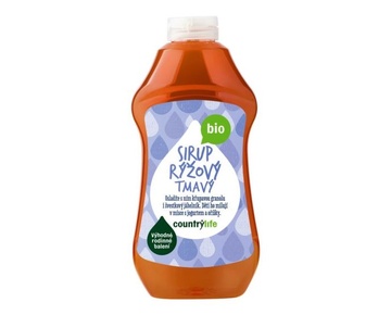 Sirup rýžový tmavý 874 ml/1200 g BIO COUNTRY LIFE