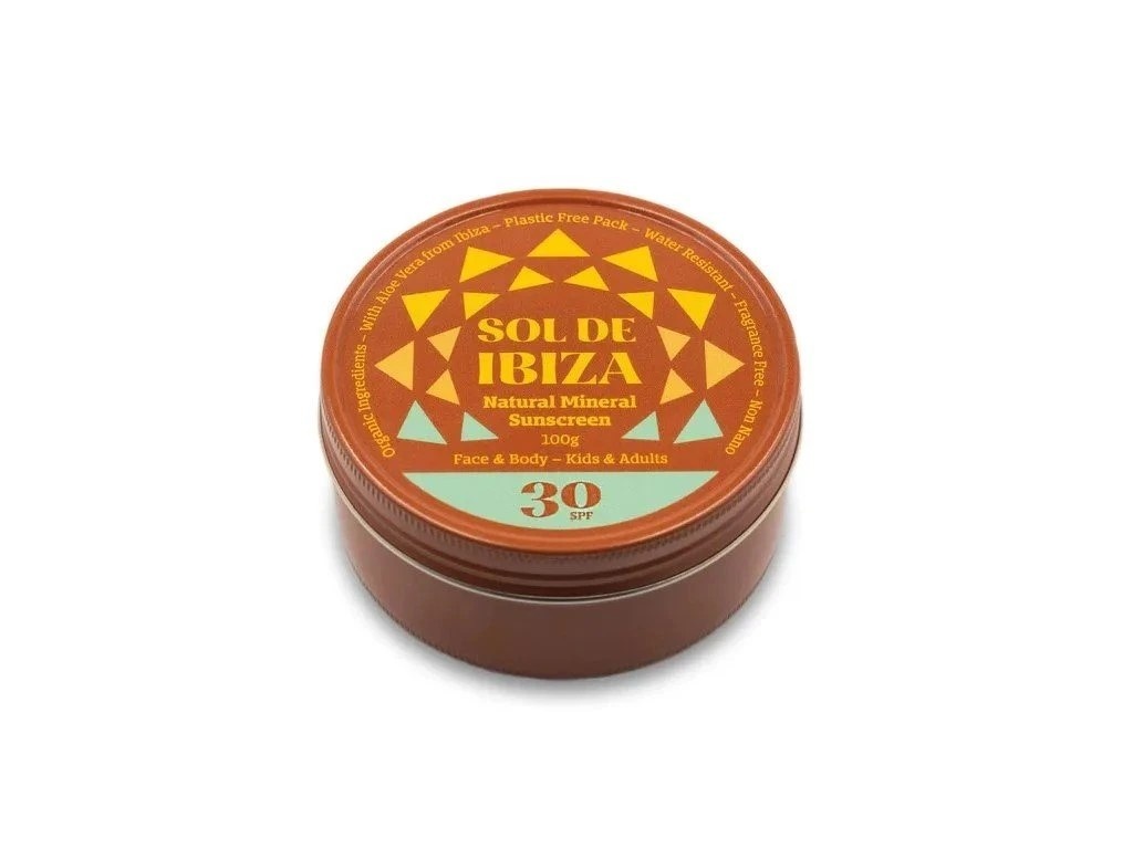Přírodní opalovací krém 100g Face and body 30 SPF SOL de IBIZA