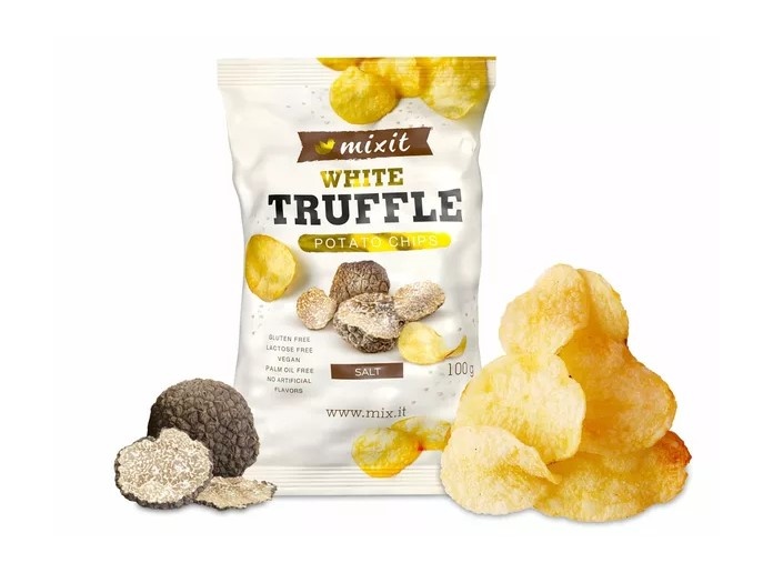 Bramborové lupínky (chipsy) s bílým lanýžem 100g Mixit