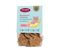 Bio banánové sušenky se špaldovou moukou 100g Zemanka