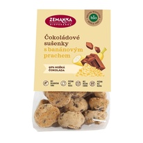 Bio čokoládové sušenky s banánovým prachem 100g Zemanka
