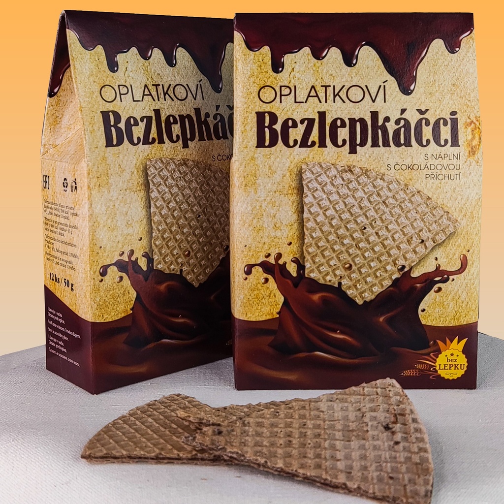 Oplatkoví Bezlepkáčci ČOKO 50g 