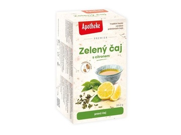 Čaj zelený s citronem 40 g Apotheke