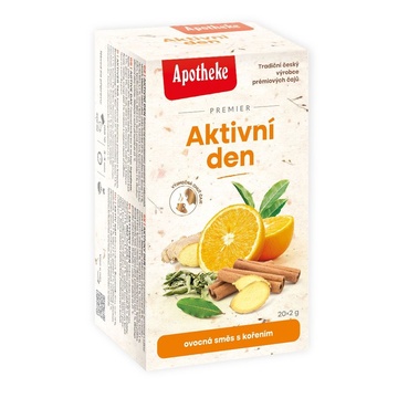 Čaj Aktivní den 40 g Apotheke Premier