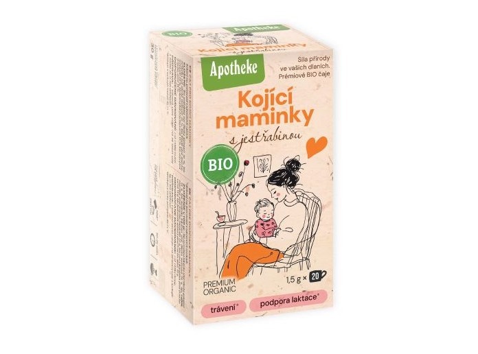 Bio čaj Kojící maminky s jeřabinou 30g Apotheke