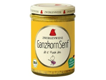 Bio hořčice z celých zrn 160ml  ZWERGENWIESE