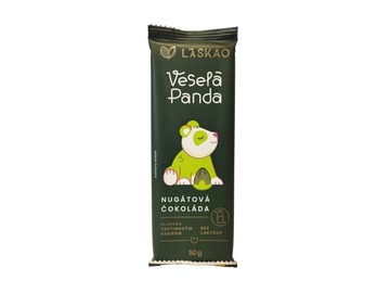 Veselá Panda 50g čokoláda nugátová od Láskao