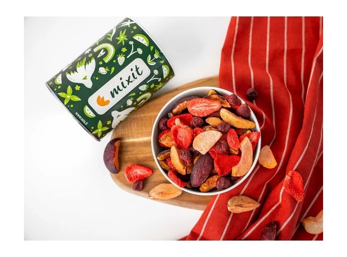 Letní křupavé ovoce v tubusu 75g Mixit
