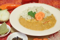 tofu na paprice s jasmín.rýží