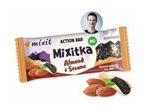 Bio tyčinka Mixitka ActionBar mandle a sezam 34g Mixit