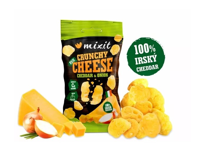 MIXIT Křupavý sýr do kapsy – Irský cheddar & cibule 20g