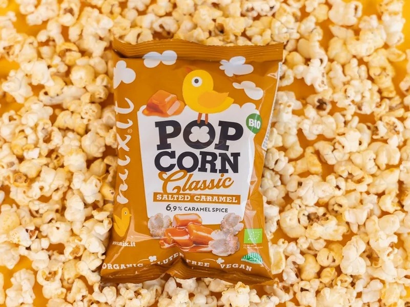 Mixit Velký BIO popcorn – Slaný karamel 75g