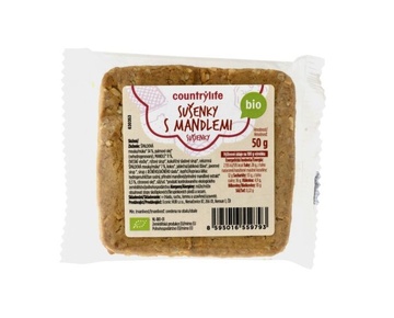 Country Life Bio sušenky s mandlemi 50g 