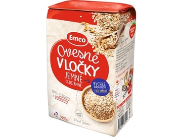 EMCO Ovesné vločky jemné 500g české 