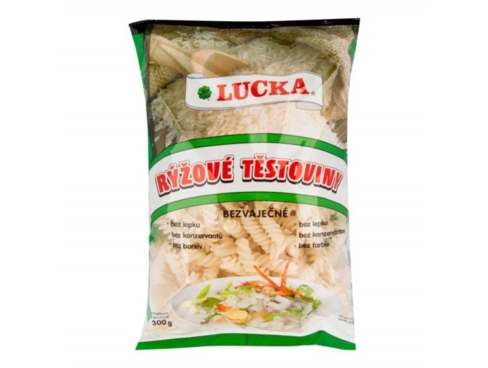 Vřetena rýžová bezlepková 300 g Lucka
