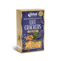 BIO RAW Life Crackers Konopné s chia semínky 80g Lifefood