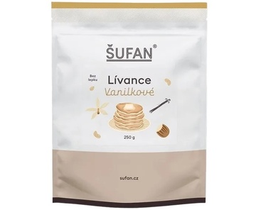 ŠUFAN Lívance vanilkové 250g BEZ LEPKU