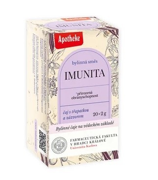 APOTHEKE Bylinná směs - čaj IMUNITA 40g Farmac.fakulta v Hradci Králové