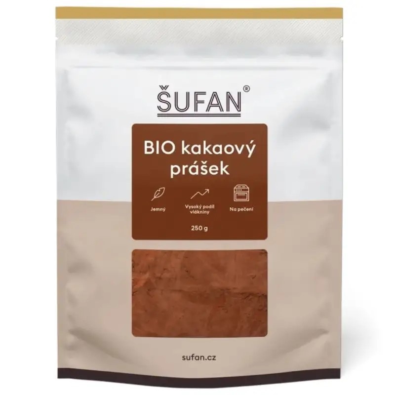 ŠUFAN Kakaový prášek 250g Bio