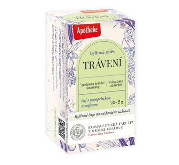 APOTHEKE Čaj pro TRÁVENÍ 40g Farmac. fakulta v Hradci Králové