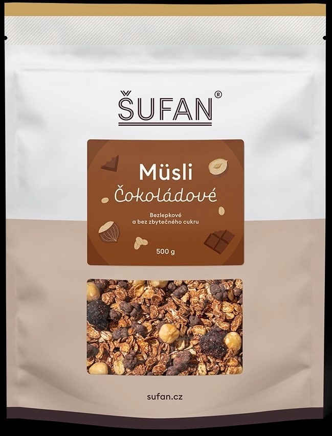 ŠUFAN Müsli čokoládové 500g 