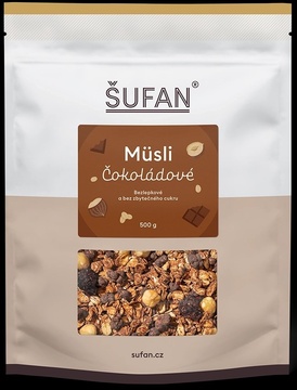ŠUFAN Müsli čokoládové 500g 