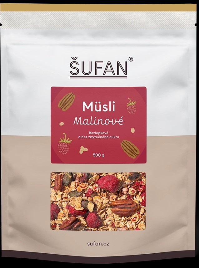 ŠUFAN Müsli malinové 500g