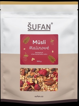 ŠUFAN Müsli malinové 500g