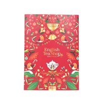ETS Adventní kalendář čajový BIO/VEGAN  43,25g /červený, velikost  A4/