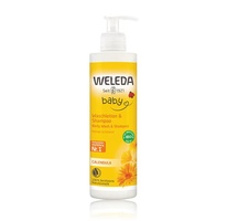 WELEDA Měsíčkový mycí krém a šampon 400ml s pumpičkou