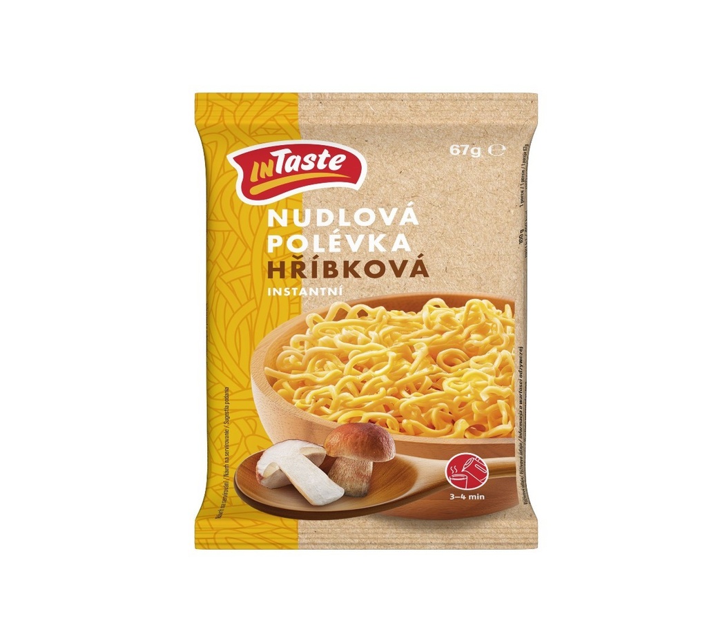 Instantní polévka nudlová hříbková 67g