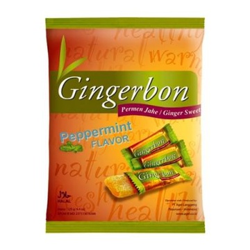 Bonbony zázvor, mentol 125g 