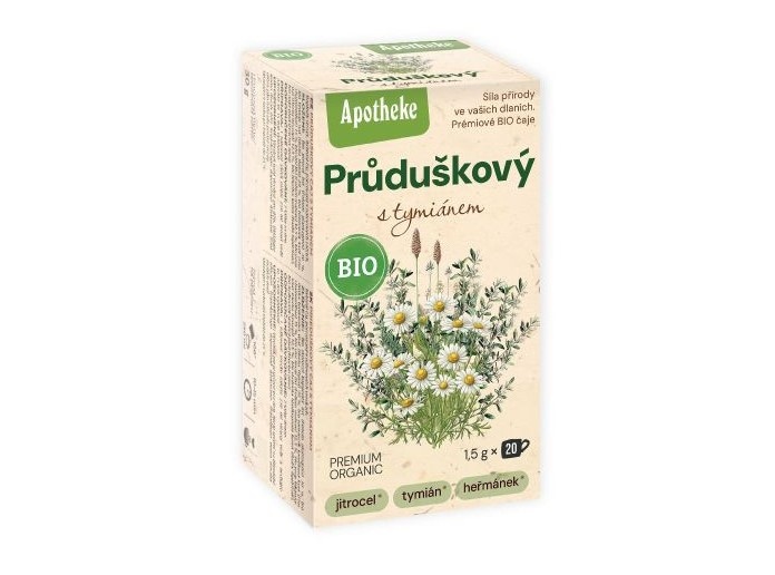 Apotheke Čaj Průduškový 30g BIO porc.