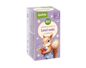 Apotheke Čaj Lesní směs s malinou 30g dětský BIO porc.