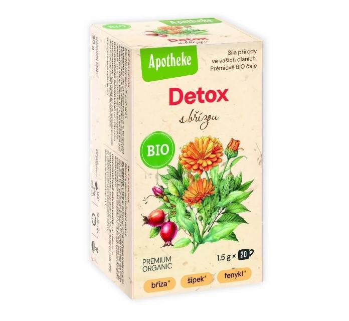 Apotheke Čaj DETOX s břízou 30g porc.