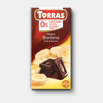 Čokoláda s banánem 0% cukru 75 g TORRAS