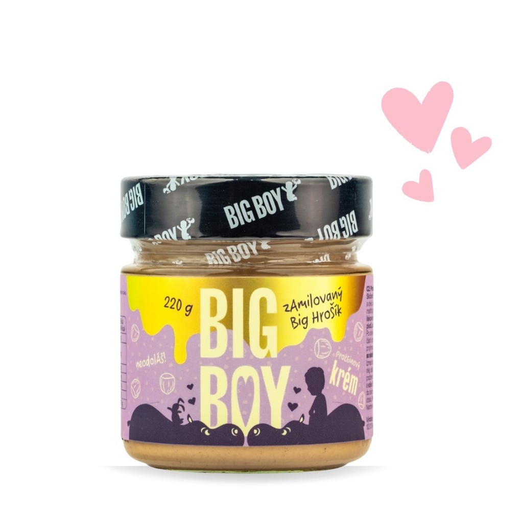 BIG BOY Zamilovaný hrošík 220g Proteinový krém se sladidly