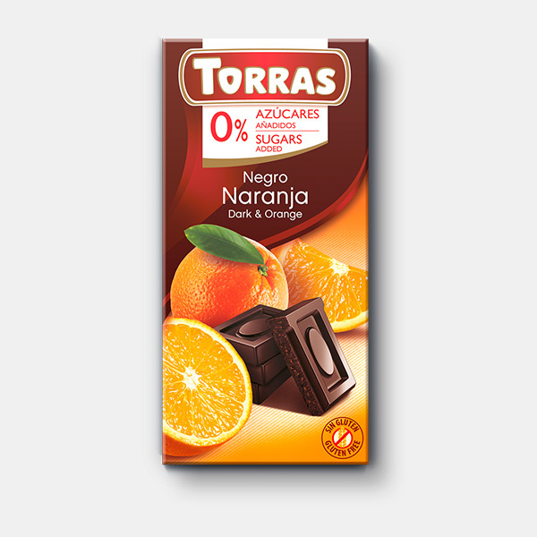 Dia čokoláda s pomerančem Torras 75 g